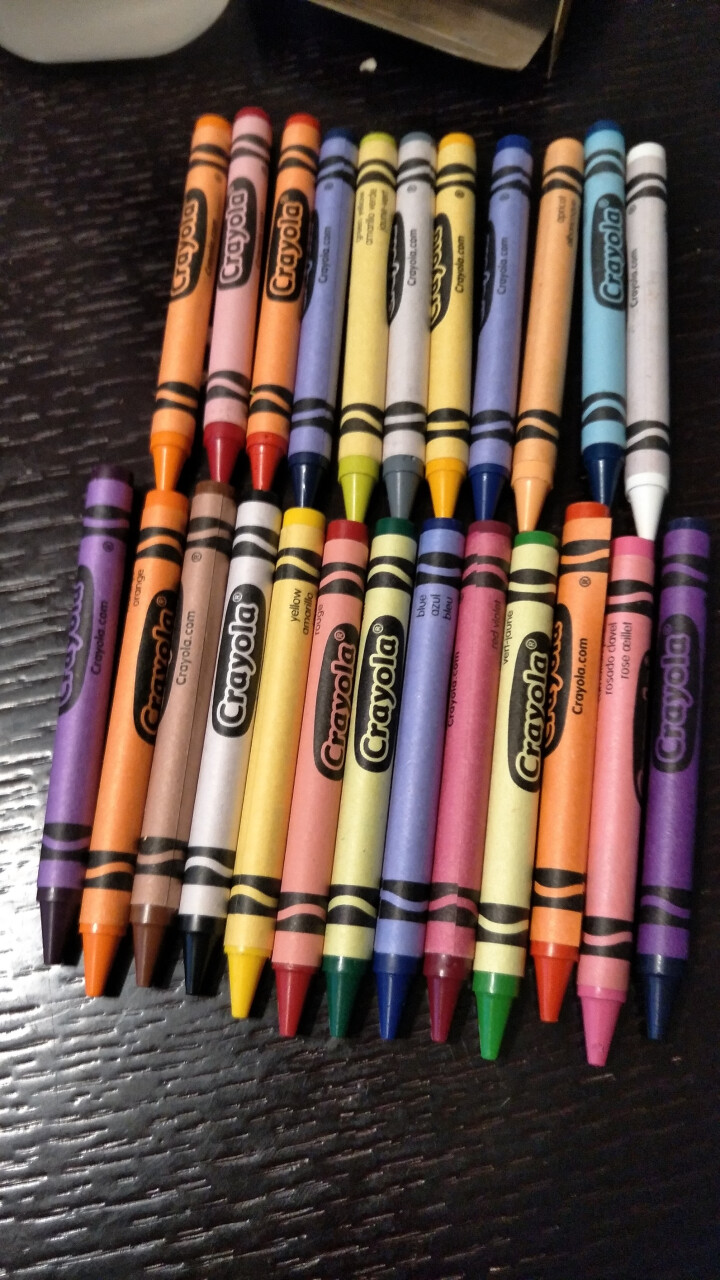 美国绘儿乐Crayola 儿童绘画 画笔工具 彩色蜡笔套装 学生绘画练习 24色标准蜡笔52,第3张