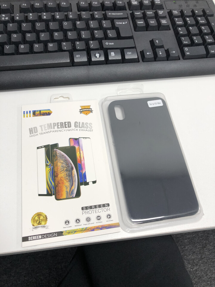 奇际 iPhone XS Max手机壳苹果X液态硅胶iPhoneXS全包透明套iPhoneXa 苹果XS MAX  液态硅胶 深空灰 送6D膜_怎么样，好用吗，,第2张