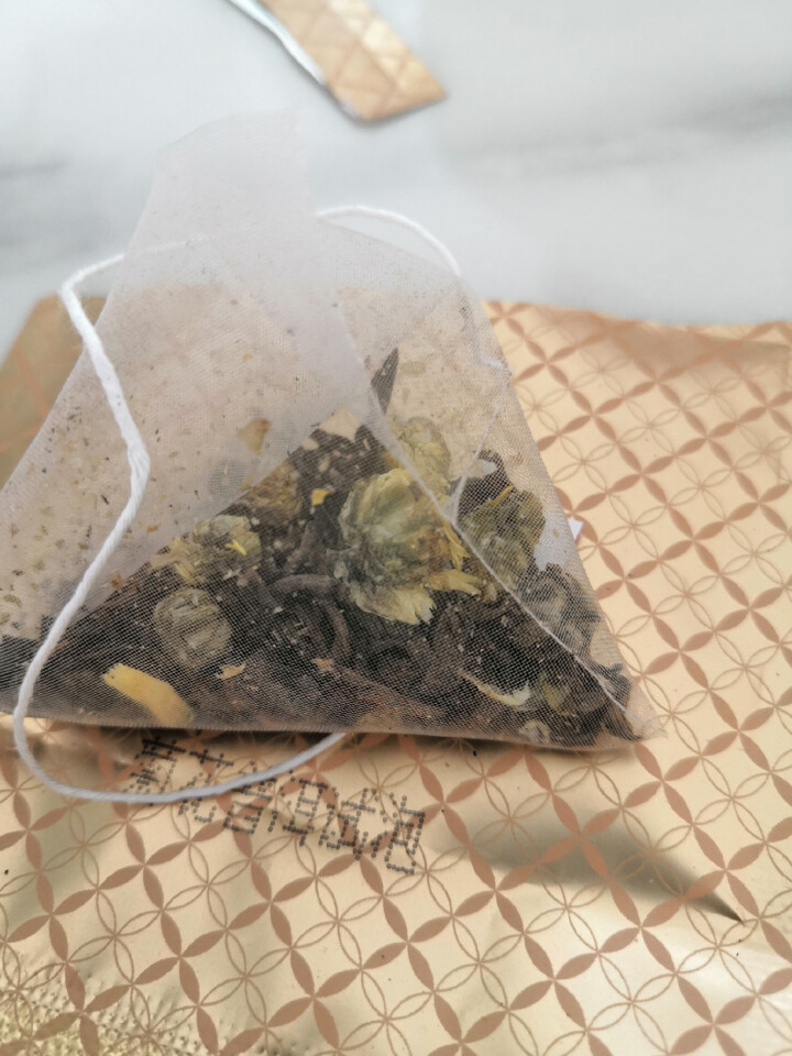 中茶清茶菊花普洱茶 茶叶袋泡花草茶10包一盒25g 菊花普洱试用装(1袋)怎么样，好用吗，口碑，心得，评价，试用报告,第3张