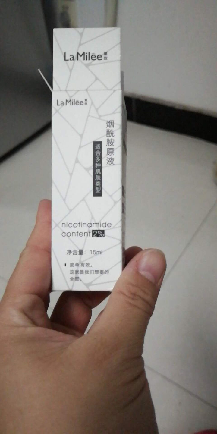 LaMilee莱玫 烟酰胺原液15ml（小白瓶 肌底精华液 改善暗哑 提亮肤色 收缩毛孔 面部精华）怎么样，好用吗，口碑，心得，评价，试用报告,第2张