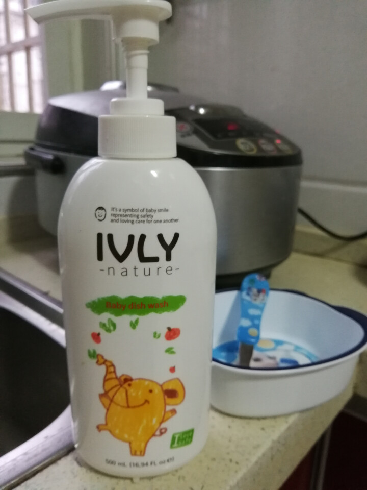 Ivly nature 韩国原装进口婴幼儿童宝宝新生儿专用餐具水果蔬菜清洗液500ml 500ml果蔬清洗液怎么样，好用吗，口碑，心得，评价，试用报告,第4张