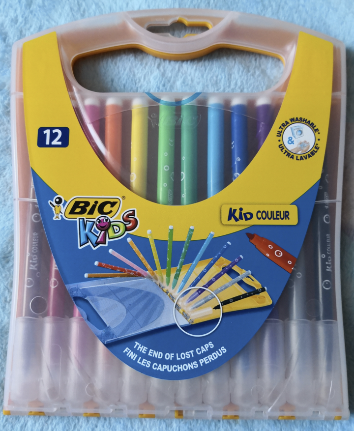 BIC  Kids 比克儿童易水洗水彩笔 12色彩虹便携盒 进口文具儿童绘画画笔怎么样，好用吗，口碑，心得，评价，试用报告,第2张