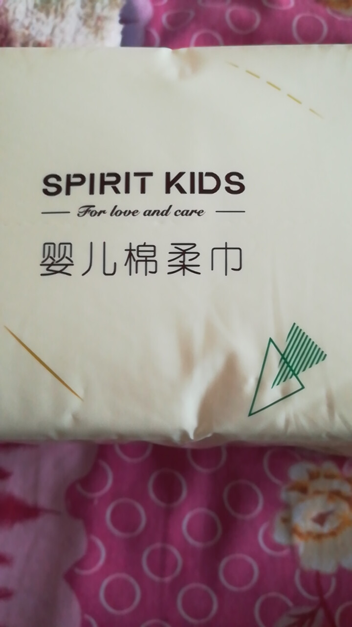 Spirit Kids 婴儿棉柔巾干湿两用新生儿湿巾宝宝纯手口护理 单包（18*20cm）怎么样，好用吗，口碑，心得，评价，试用报告,第2张