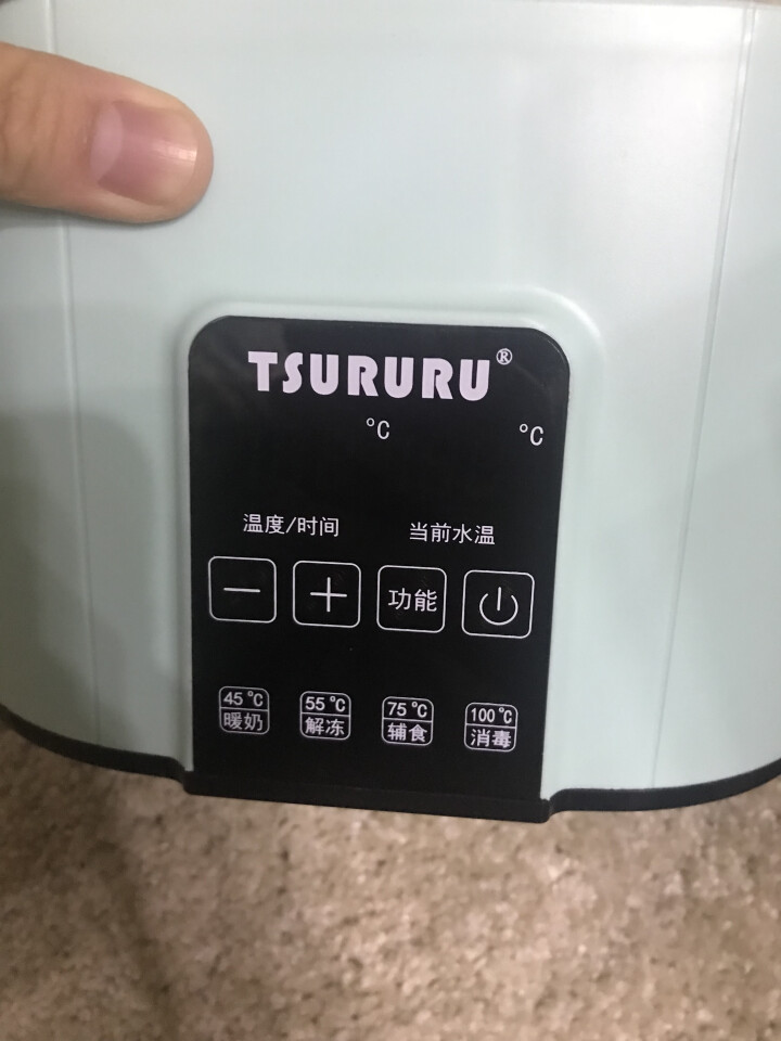 TSURURU 温奶器奶瓶消毒器二合一恒温调奶器智能暖奶器热奶器 薄荷绿怎么样，好用吗，口碑，心得，评价，试用报告,第6张