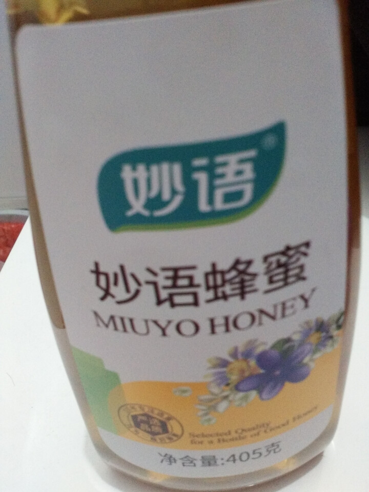 妙语（MiuYo）纯净天然农家自产土取蜂蜜 405g*1瓶怎么样，好用吗，口碑，心得，评价，试用报告,第4张