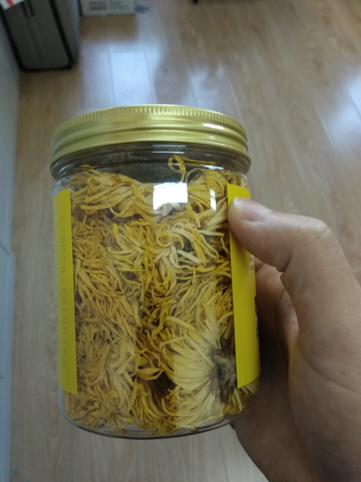 古篱园  金丝皇菊特级茶叶 菊花茶  一朵一杯皇菊  花草茶 养生金丝皇菊花茶清热降火下火茶 一罐/50,第3张