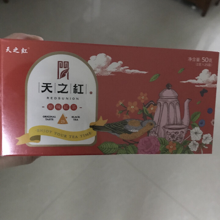 天之红 袋泡茶原味红茶包50g独立包装2克x25袋 正宗祁红茶叶办公佳品怎么样，好用吗，口碑，心得，评价，试用报告,第2张