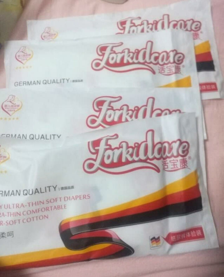 适宝康·Forkidcare 丝薄柔呵纸尿裤试用装M码*4片 适合6,第3张