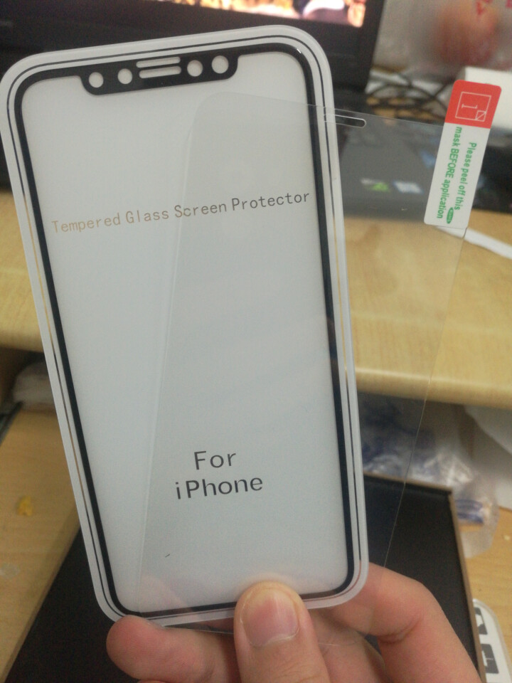 TEPSHINE 苹果X/XS/XR钢化膜iphone xs max手机贴膜全复盖 钻石镀晶钢化膜 全复盖3D冷雕曲面屏（送试贴膜+随手贴） 苹果 XS/X,第4张