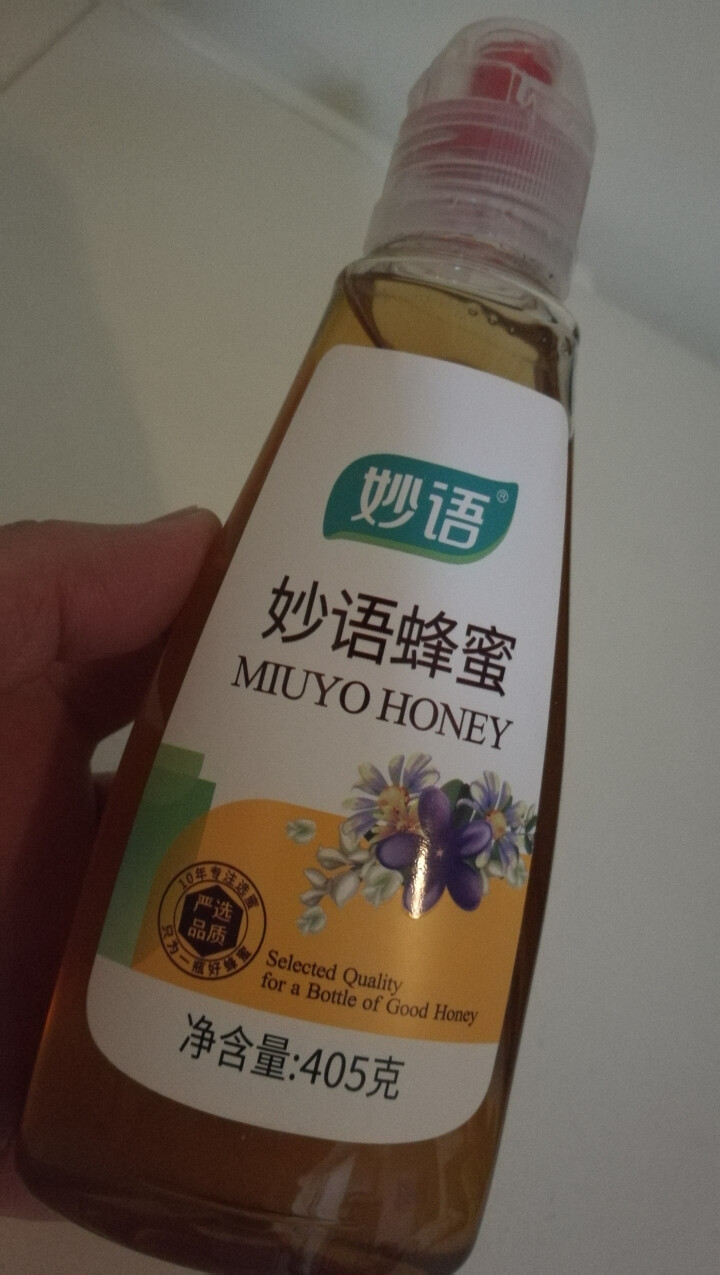 妙语（MiuYo）纯净天然农家自产土取蜂蜜 405g*1瓶怎么样，好用吗，口碑，心得，评价，试用报告,第2张