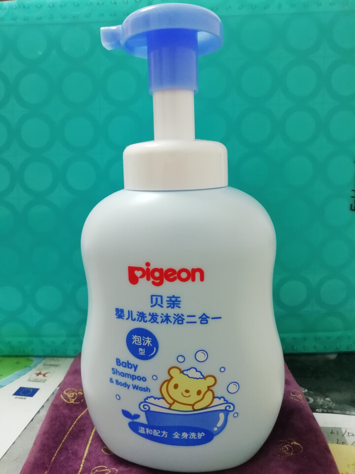 贝亲（Pigeon） 宝宝儿童婴儿沐浴露洗发水二合一泡沫型进口品质洗发沐浴500ml 泡沫型IA170怎么样，好用吗，口碑，心得，评价，试用报告,第2张