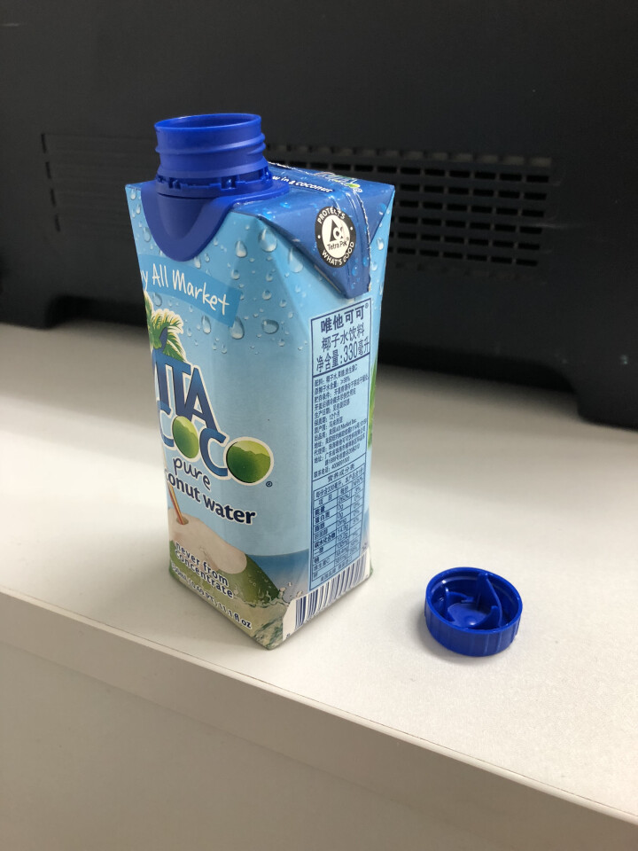 唯他可可（Vita Coco）天然椰子水进口NFC果汁饮料330ml*4瓶怎么样，好用吗，口碑，心得，评价，试用报告,第3张