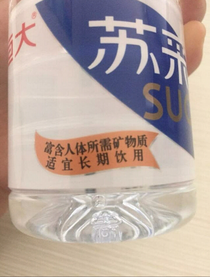 恒大 苏采天然矿泉水 饮用水 非纯净水 个性瓶身高颜值 500ml*1瓶（样品不售卖）怎么样，好用吗，口碑，心得，评价，试用报告,第3张