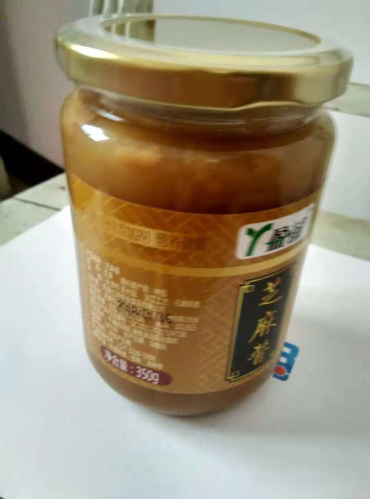 【全场5折】盈郁 芝麻酱350g 火锅蘸酱 凉拌菜芝麻酱 石磨芝麻酱 宝宝孕妇补钙芝麻酱 调味酱 350g芝麻酱怎么样，好用吗，口碑，心得，评价，试用报告,第2张