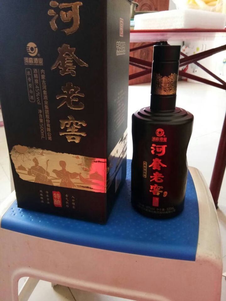 新品首发河套酒业河套老窖特酿45度内蒙古浓香型白酒500ml单瓶礼盒装