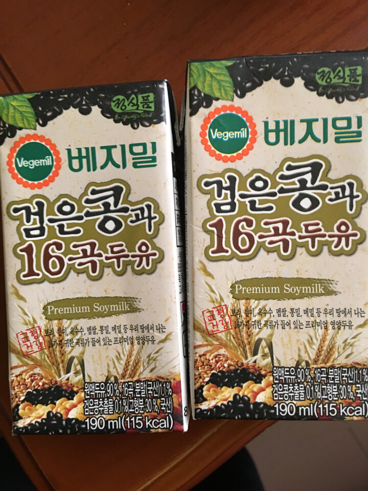 韩国进口 倍吉美尔16谷物黑豆豆奶营养豆乳 190ml*2（体验装）怎么样，好用吗，口碑，心得，评价，试用报告,第2张