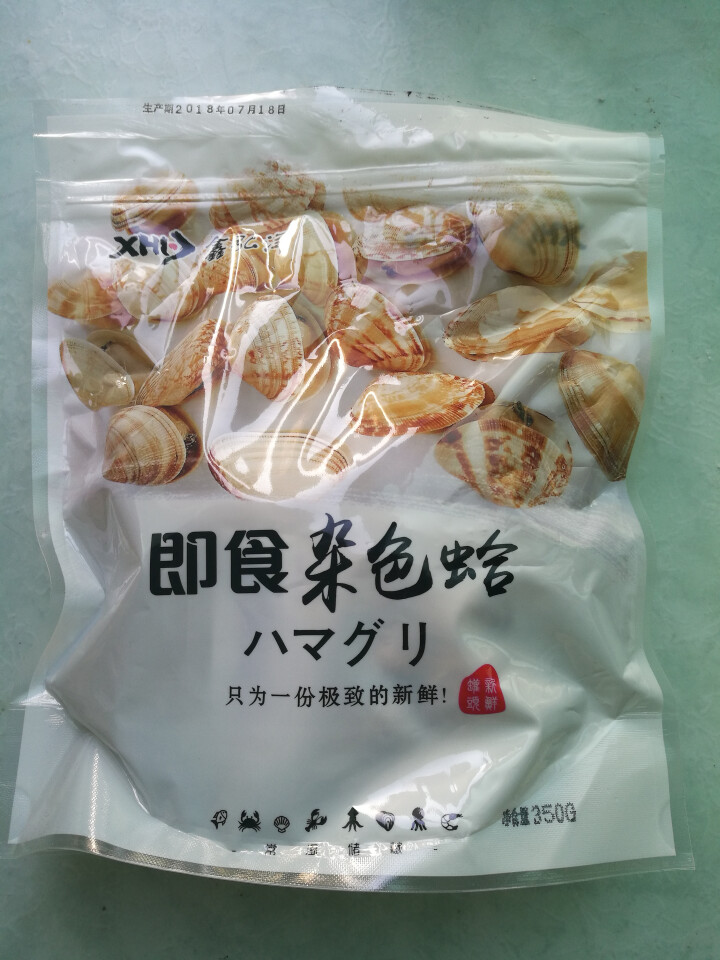 【葫芦岛馆】 鑫弘洋即食杂色蛤 即食海鲜零食小吃下酒菜  蚬子 葫芦岛特产 兴城特产 渤海湾特产 1袋（350g/袋）袋装怎么样，好用吗，口碑，心得，评价，试用,第2张