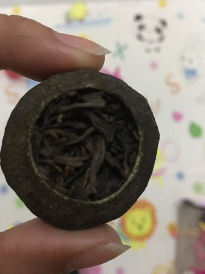 七彩云南茶叶普洱茶熟茶小青柑新会陈皮青柑普洱非生茶 粒柑见影系列 私享纸盒装10g怎么样，好用吗，口碑，心得，评价，试用报告,第3张