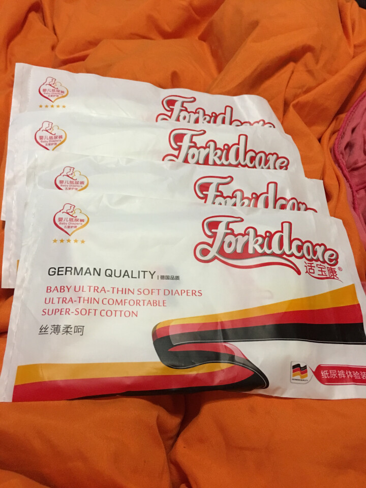 适宝康·Forkidcare 丝薄柔呵纸尿裤试用装S码*4片 适合5kg以下婴幼儿尿不湿超薄透气干爽怎么样，好用吗，口碑，心得，评价，试用报告,第2张