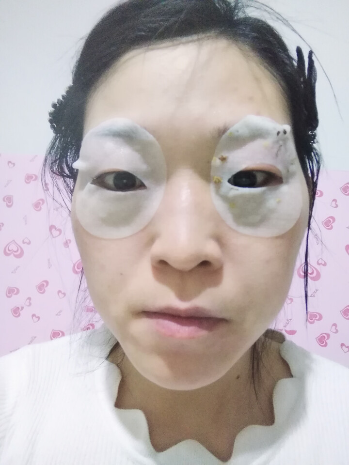 【第2件5折】金桂花眼膜贴去黑眼圈眼袋脂肪粒细纹鱼尾纹补水面膜眼贴保湿紧致滋润眼贴膜淡化细纹眼袋贴 1盒金桂花眼膜贴（体验装）怎么样，好用吗，口碑，心得，评价，,第4张