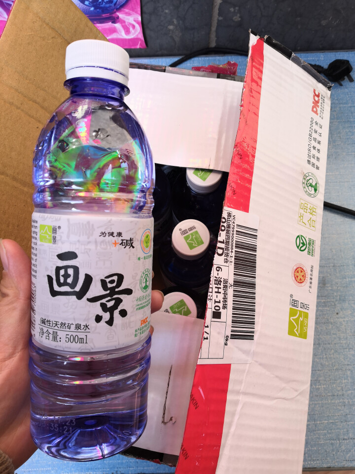 【湛江馆】画景矿泉水 弱碱性矿泉水 500ml 一箱  15瓶怎么样，好用吗，口碑，心得，评价，试用报告,第3张