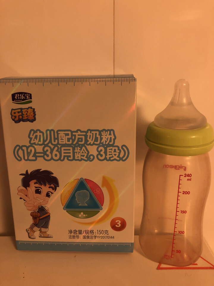 【君乐宝官方旗舰店】乐臻150g盒装幼儿3段乳铁蛋白配方奶粉适合12,第4张