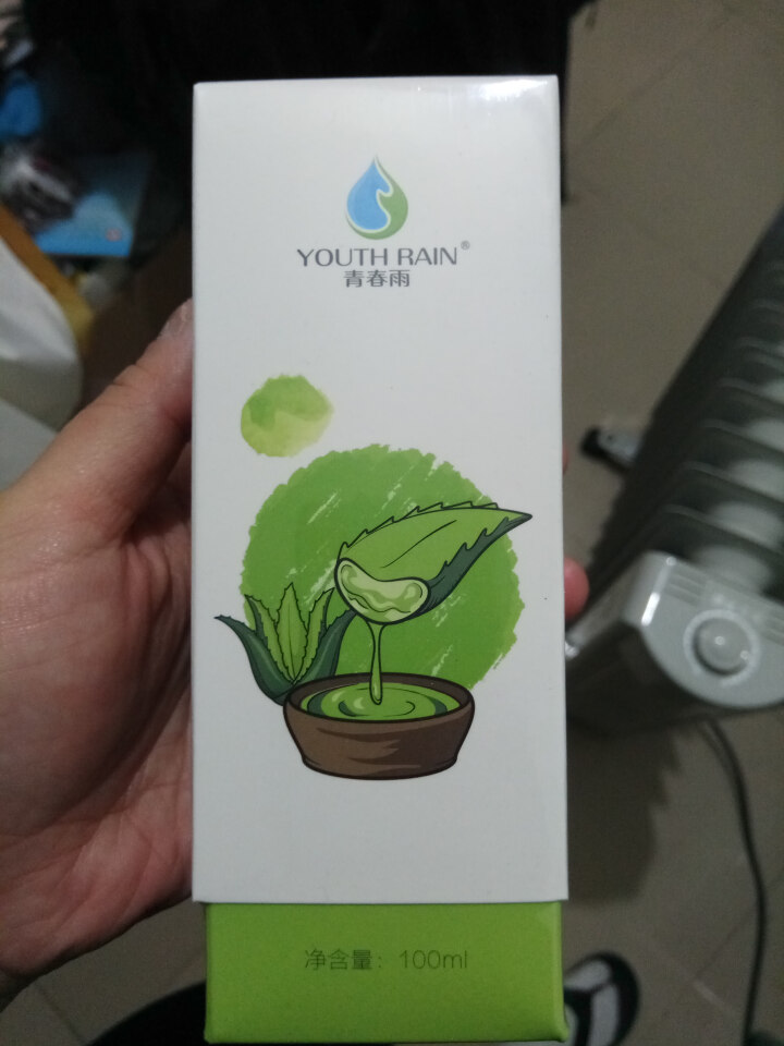 青春雨（YOUTH RAIN）氨基酸芦荟洁面乳100ml 洗面奶男女通用 保湿补水 控油祛痘深层清洁 1支装怎么样，好用吗，口碑，心得，评价，试用报告,第2张