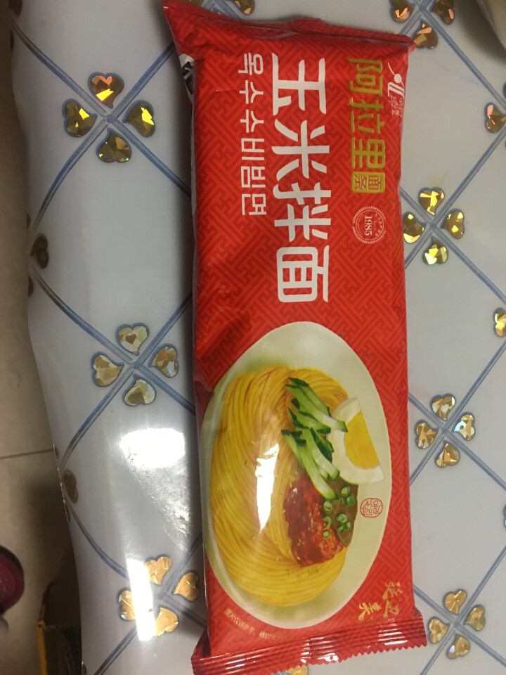 阿拉里玉米面条 朝鲜族特色拌面 方便速食带调料 183g*1袋怎么样，好用吗，口碑，心得，评价，试用报告,第2张