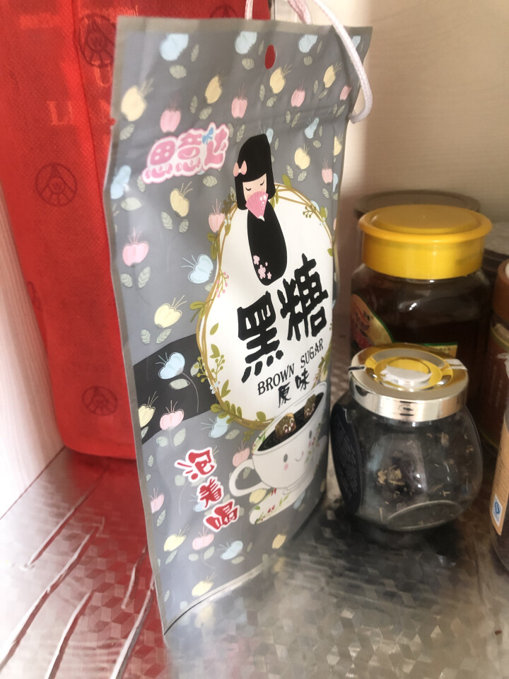 思意达黑糖姜茶大姨妈月子驱寒暖宫 枸杞桂花生姜黑糖块便携独立包装 台湾玫瑰黑糖块姜枣茶 原味黑糖135g怎么样，好用吗，口碑，心得，评价，试用报告,第3张