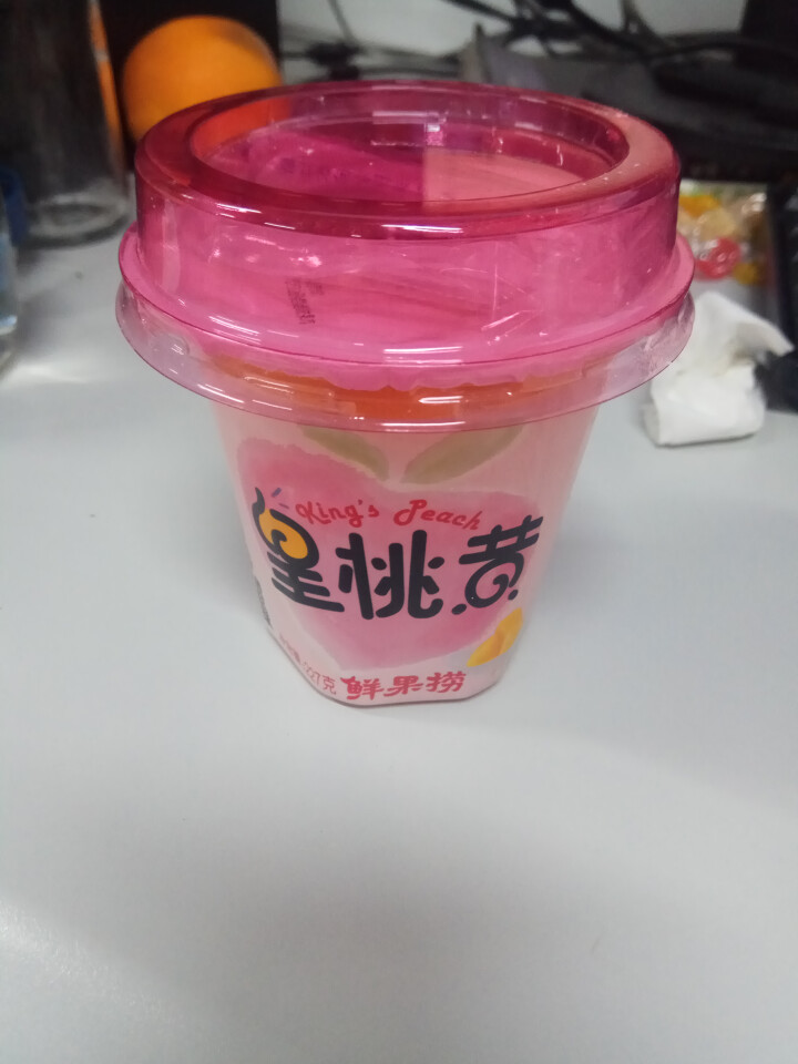 皇桃黄鲜果捞薄荷柠檬原味组合黄桃罐头休闲水果零食 三种口味混合装 6杯装怎么样，好用吗，口碑，心得，评价，试用报告,第3张