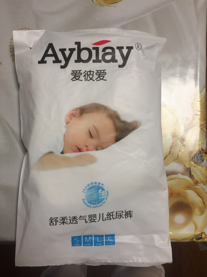 爱彼爱(Aybiay)纸尿裤L码60片婴儿尿不湿大码超薄透气男女宝宝S/M/L/XL/XXL拉拉裤 S码3片便携装怎么样，好用吗，口碑，心得，评价，试用报告,第2张