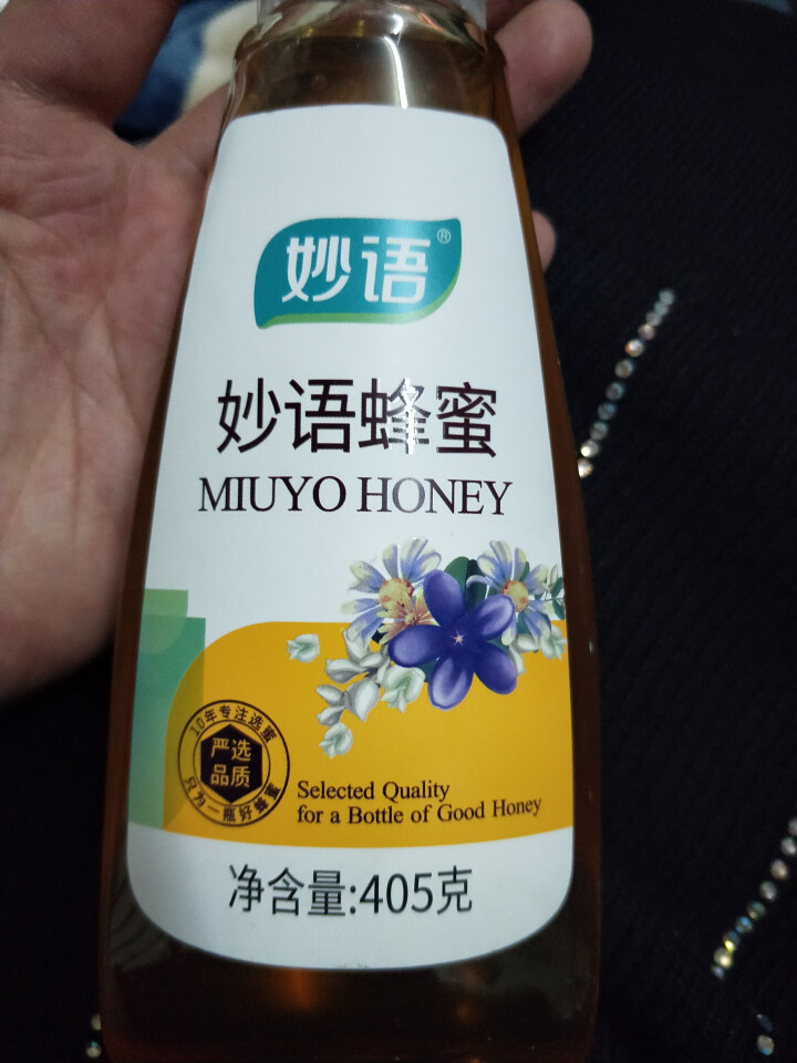 妙语（MiuYo）纯净天然农家自产土取蜂蜜 405g*1瓶怎么样，好用吗，口碑，心得，评价，试用报告,第2张