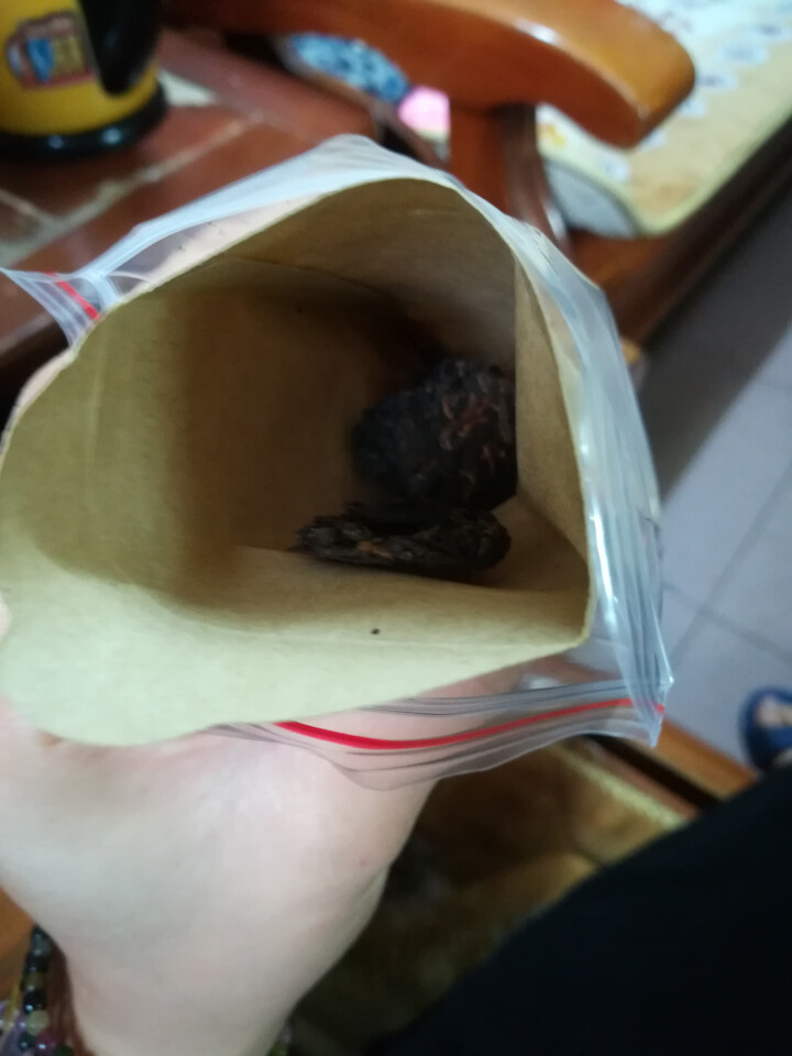 大益普洱茶熟茶 原饼开撬 2018年7572熟茶8g试饮装【赠品勿拍】怎么样，好用吗，口碑，心得，评价，试用报告,第4张