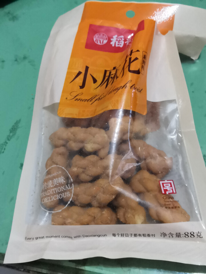 稻香村拿破仑山楂锅盔枣花酥牛舌饼糕点小吃蜂蜜蛋糕老婆饼好办公室零食短保日期 稻香村小麻花88克 收藏加购优先发货怎么样，好用吗，口碑，心得，评价，试用报告,第2张