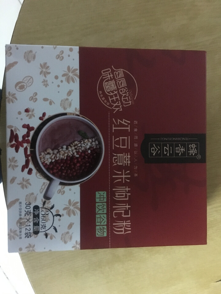 蜂香云谷 红豆薏米粉 红豆薏米枸杞粉小袋装360g（30*12）怎么样，好用吗，口碑，心得，评价，试用报告,第2张