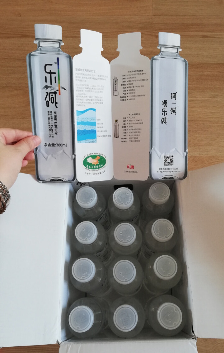 乐碱 齐齐哈尔馆 天然苏打水380ml*12瓶怎么样，好用吗，口碑，心得，评价，试用报告,第3张