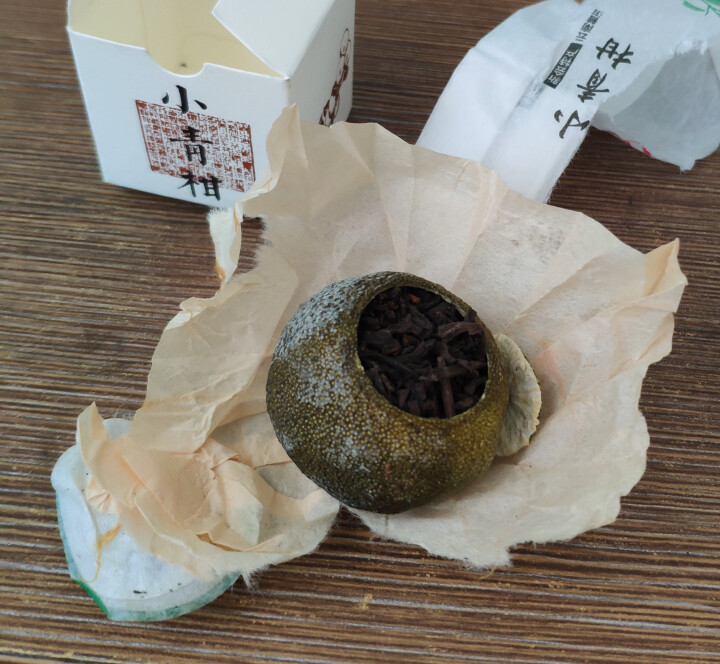 【买一罐发二罐搭手提袋】臻品新会小青柑陈皮普洱熟茶柑普茶 大份量250克（共发出500克） 1粒试喝装怎么样，好用吗，口碑，心得，评价，试用报告,第4张