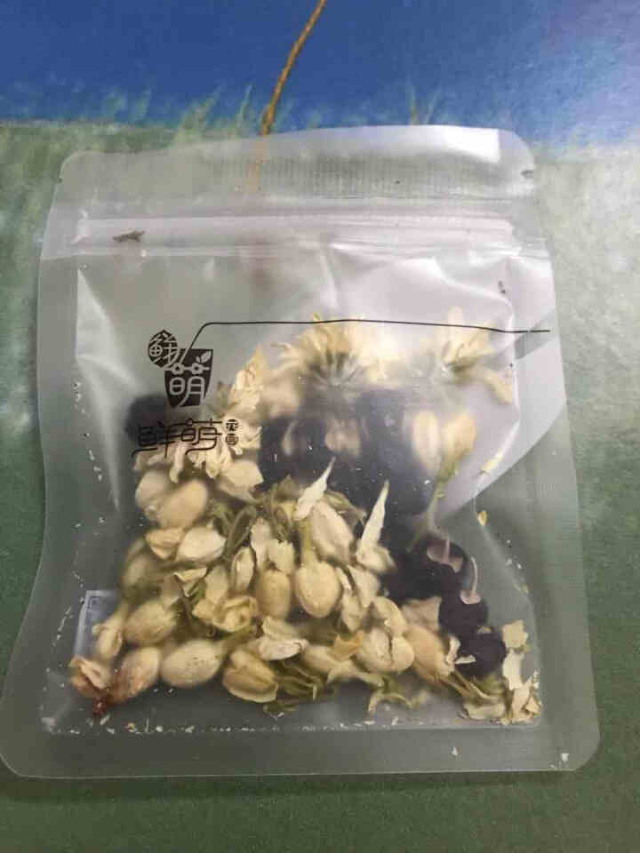 鲜萌花草茶 幽兰菊花黑果枸杞茶 茉莉花菊花黑枸杞养生组合花茶包眼睛干涩清目去疲劳下火气凉茶12袋/盒 幽兰—菊花黑果枸杞茶怎么样，好用吗，口碑，心得，评价，试用,第3张