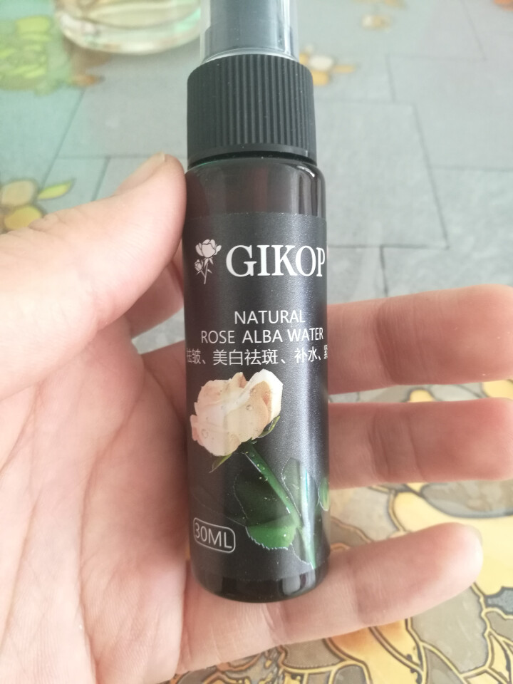 GIKOP保加利亚有机白玫瑰纯露爽肤水喷雾 补水保湿 焕白控油 滋润营养 紧致毛孔男女适用 白玫瑰30ML怎么样，好用吗，口碑，心得，评价，试用报告,第2张