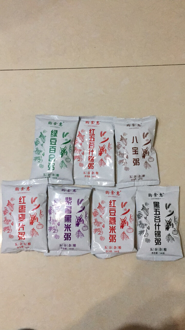 购食惠 7日粥道 五谷杂粮 粥米 7种700g（粥米 粗粮 组合 杂粮 八宝粥原料）怎么样，好用吗，口碑，心得，评价，试用报告,第4张