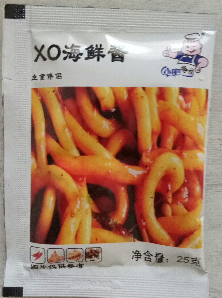 小肥拌饭25g*20袋XO海鲜酱重庆小面酱拌面酱料包小包装香辣麻辣味袋装 25g重庆小面+XO海鲜酱各一袋怎么样，好用吗，口碑，心得，评价，试用报告,第3张