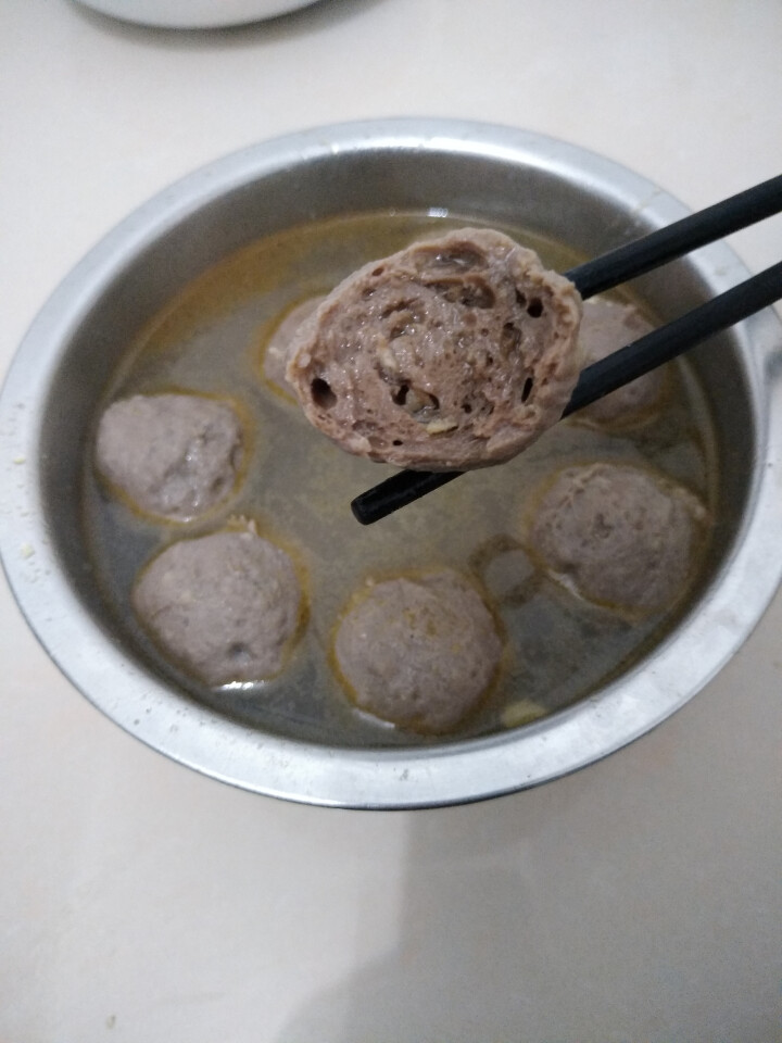 潮庭牛肉丸火锅食材正宗手打潮汕牛肉丸500g顺丰免邮火锅丸料潮州牛肉丸汕头牛筋丸 牛肉丸怎么样，好用吗，口碑，心得，评价，试用报告,第4张