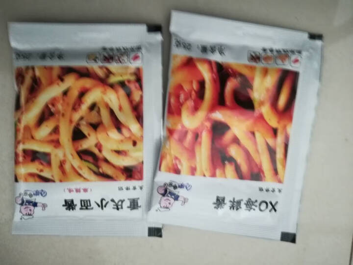 小肥拌饭25g*20袋XO海鲜酱重庆小面酱拌面酱料包小包装香辣麻辣味袋装 25g重庆小面+XO海鲜酱各一袋怎么样，好用吗，口碑，心得，评价，试用报告,第4张