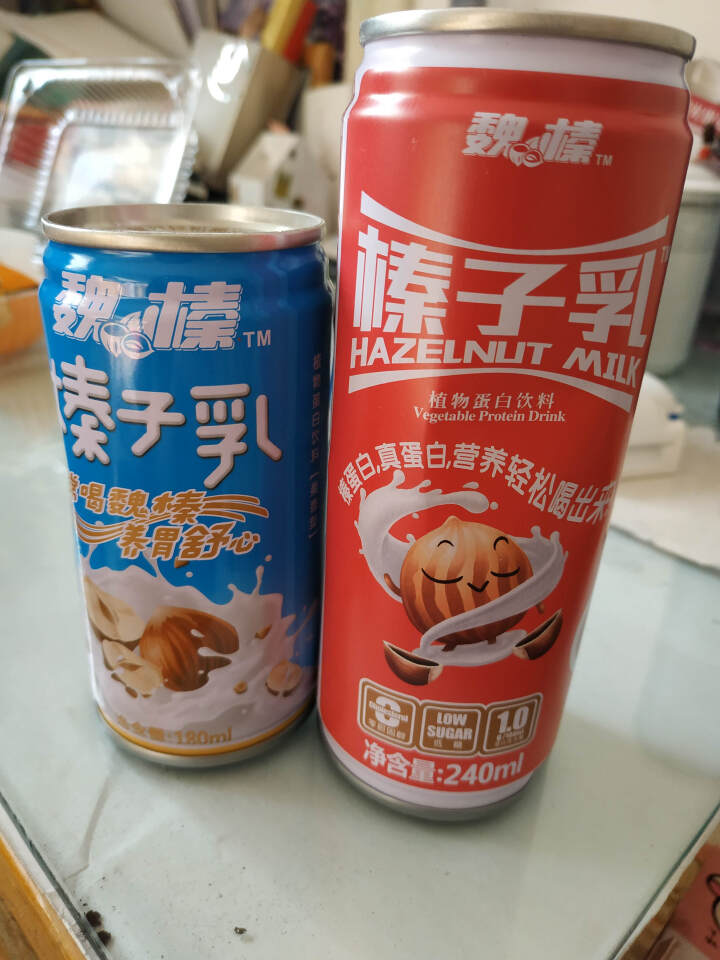 魏榛榛子乳植物蛋白饮料 醇香240ml*1+柔香180ml*1试用装怎么样，好用吗，口碑，心得，评价，试用报告,第4张