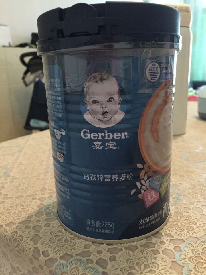 嘉宝(Gerber ) 钙铁锌营养麦粉一段(辅食添加初期) 225g怎么样，好用吗，口碑，心得，评价，试用报告,第2张