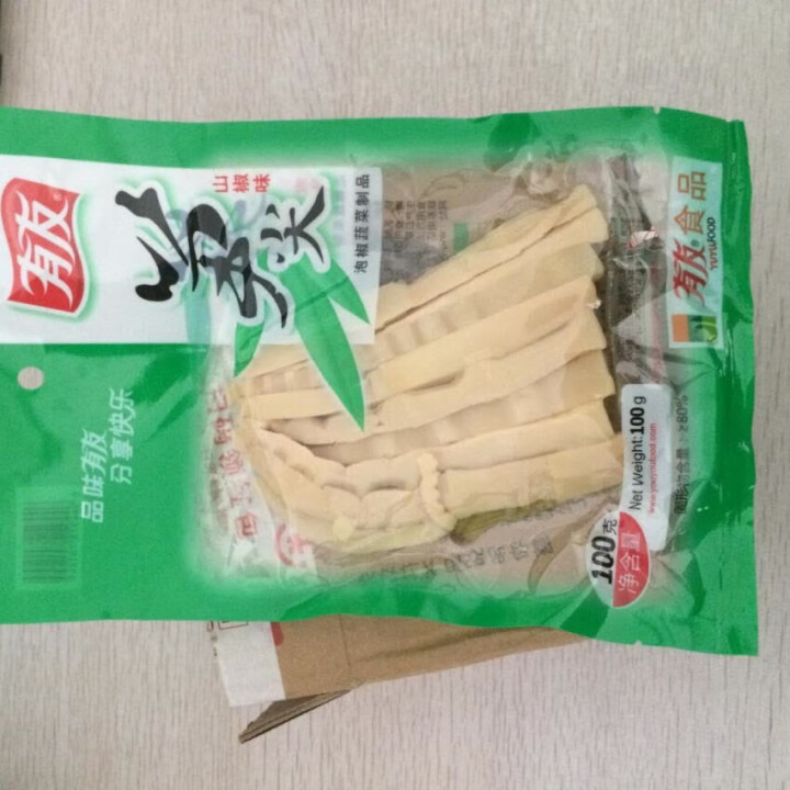 有友 泡椒凤爪泡椒味休闲零食 山椒味笋尖100g怎么样，好用吗，口碑，心得，评价，试用报告,第2张