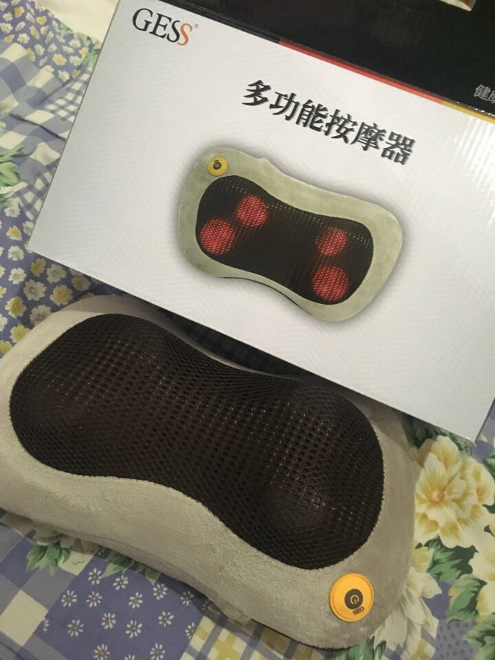 GESS 德国品牌颈椎按摩器 腰背部按摩靠垫颈椎按摩枕多功能按摩器 GESS129怎么样，好用吗，口碑，心得，评价，试用报告,第2张