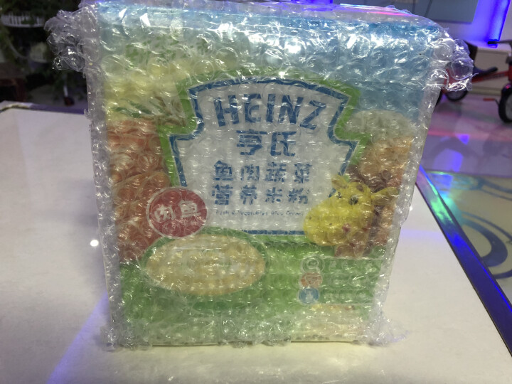 亨氏 (Heinz) 宝宝辅食 婴儿米粉米糊鳕鱼苹果营养米粉超值装含维生素(6,第2张