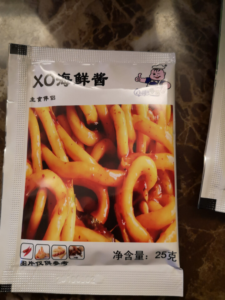 小肥拌饭25g*20袋XO海鲜酱重庆小面酱拌面酱料包小包装香辣麻辣味袋装 25g重庆小面+XO海鲜酱各一袋怎么样，好用吗，口碑，心得，评价，试用报告,第4张