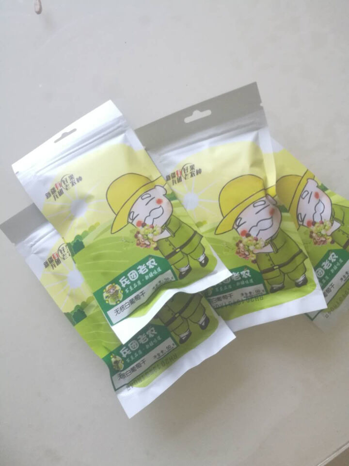 兵团老农无核白葡萄干50g/袋 新疆特产提子蜜饯果干办公休闲零食 50g*5袋怎么样，好用吗，口碑，心得，评价，试用报告,第2张